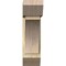 Ekena Millwork Thorton Slat Rough Sawn Bracket w/ Offset Brace, Douglas Fir, 8"W x 24"D x 28"H BKT0806X24X28THR06RDF - alternate 2
